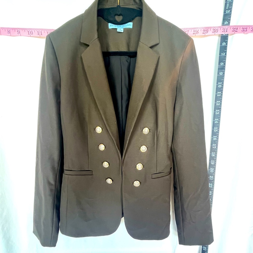 Antonio Melani Olive green pantsuit set pants blazer - mid rise ankle slim